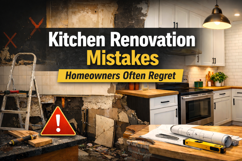 kitchen renovation mistakes