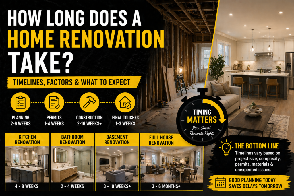 how long does a home renovation take