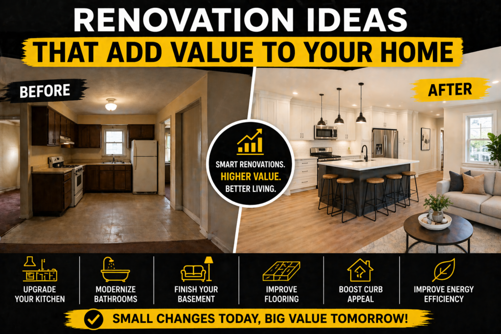 renovation ideas that add value to your home